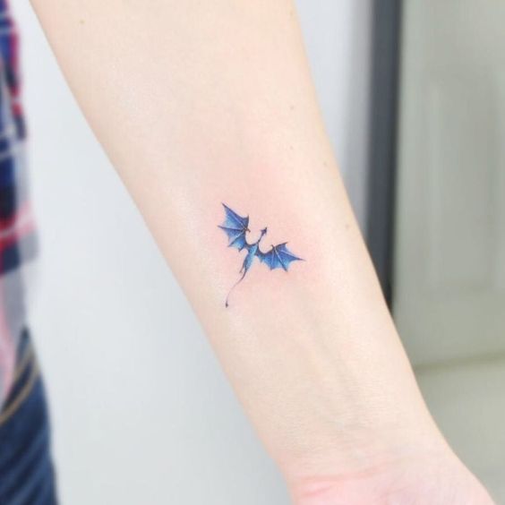 Blue dragon tattoo 2