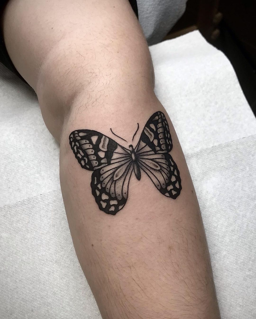 Butterfly tattoo by romu.grn