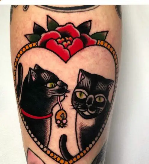 Cat Tattoo design 1 edited
