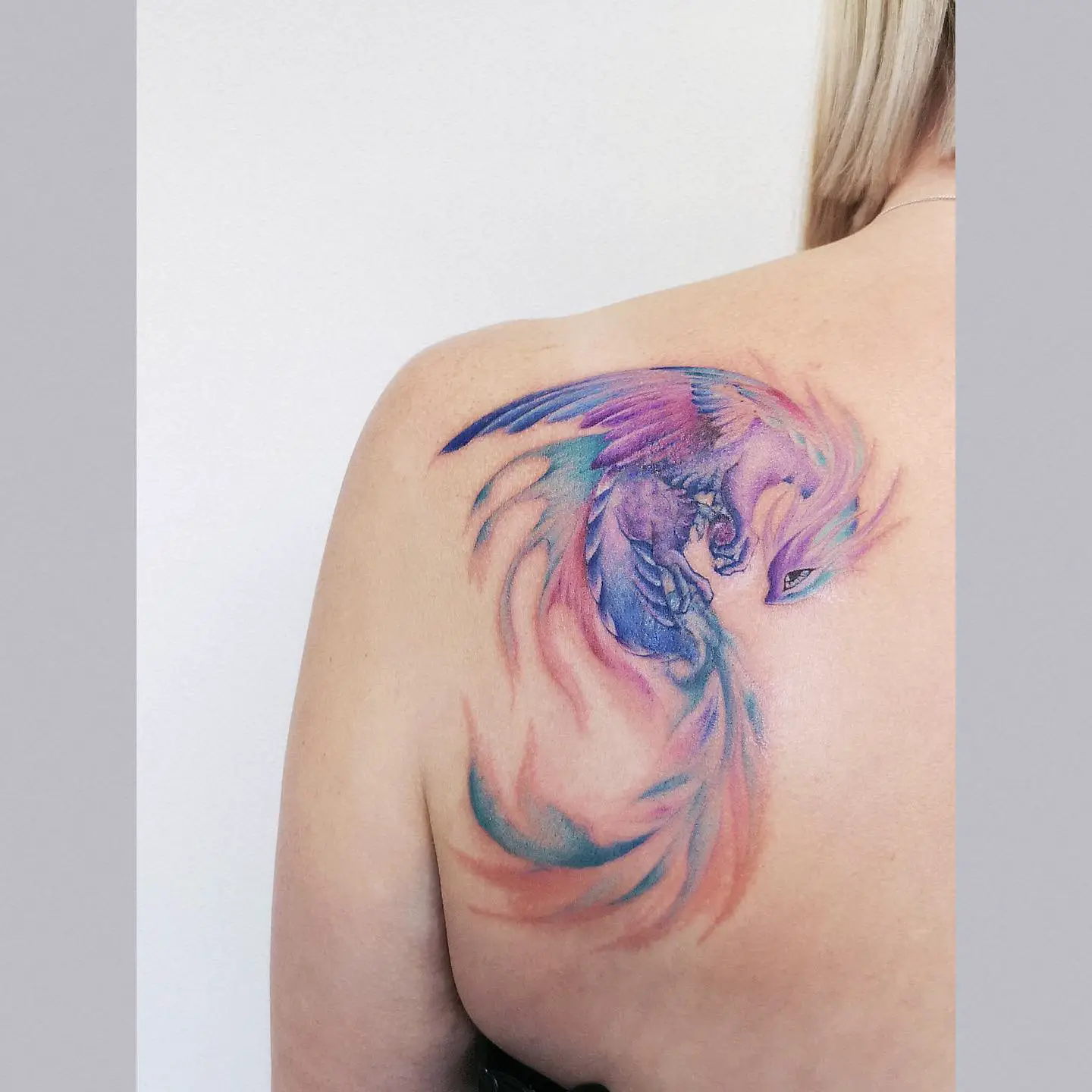 Colorful Dragon Tattoo by iriss tattoo 1