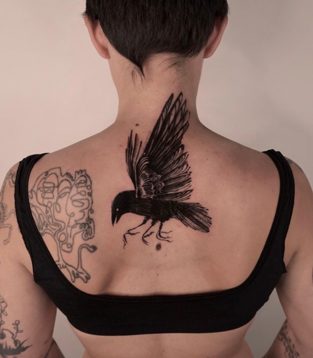 Crow – Commission | Crow tattoo, Crow tattoo design, Raven tattoo