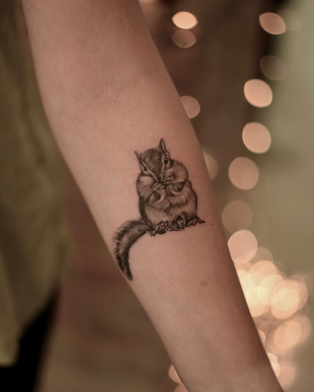 Cute squirrel tattoo by bodys agnieszka