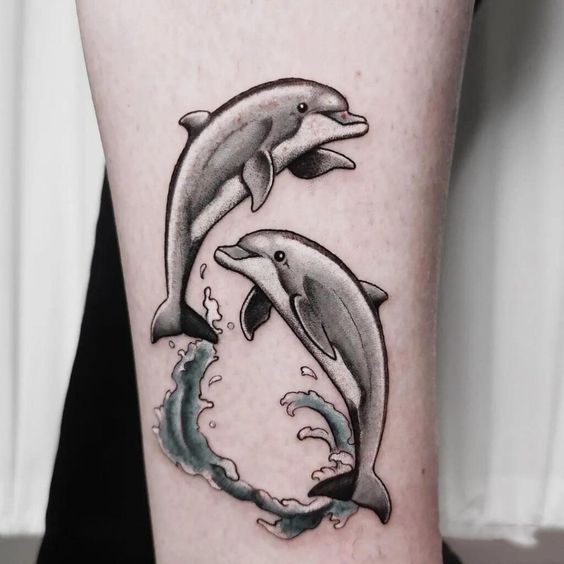 Dolphin tattoo 1