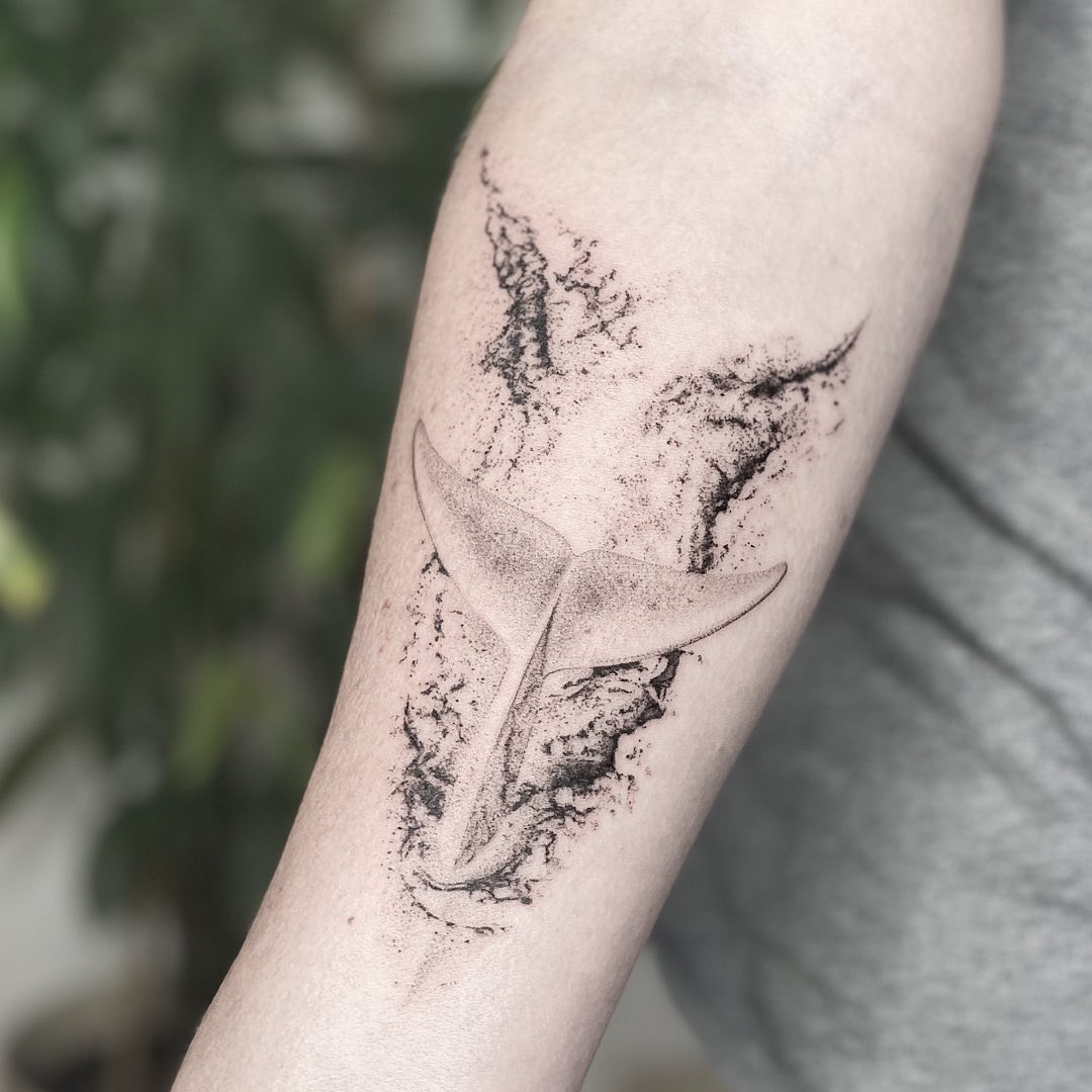 Dolphin tattoo by 0.5na