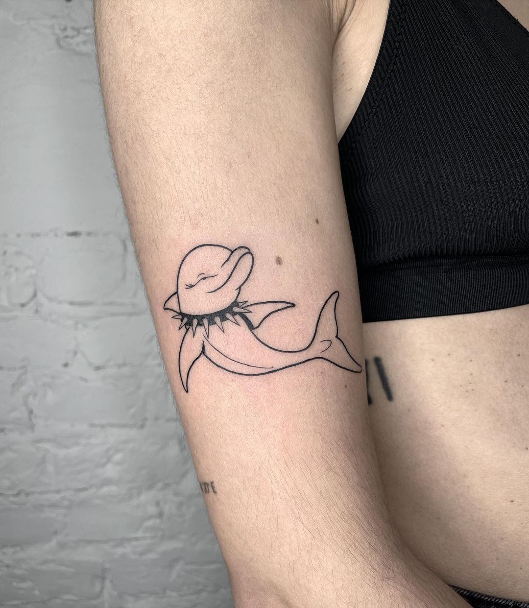 Dolphin tattoo for women by sarcenti.tt