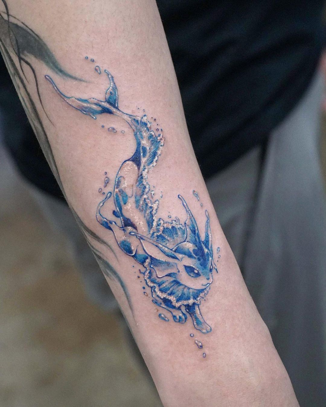 Dragon tattoo on arm sleeve tattoo by tattooist.inno