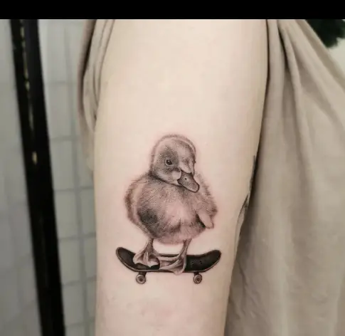 Duck tattoo design by sarah tavilla
