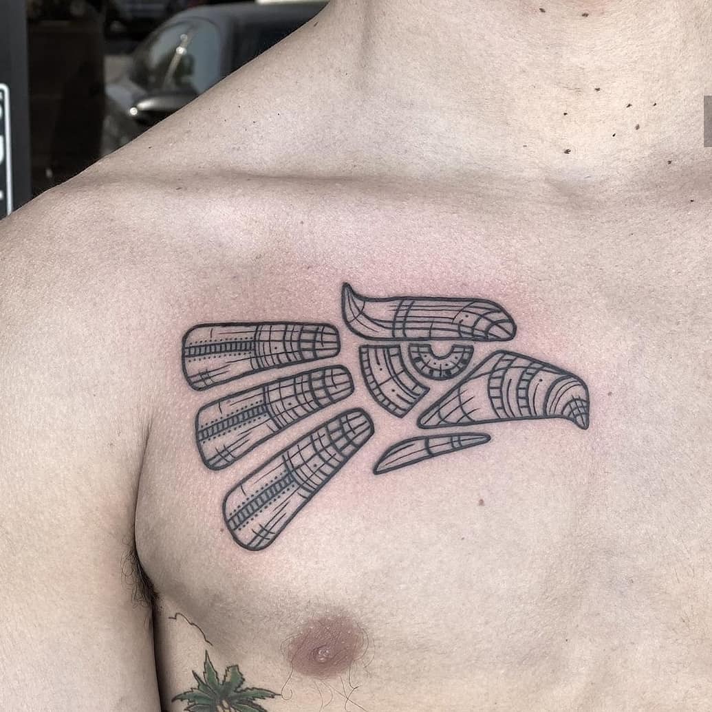 Eagle tattoo by w o l f t a t t o o s