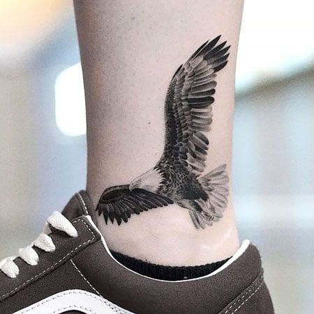 Eagle tattoofor women 1