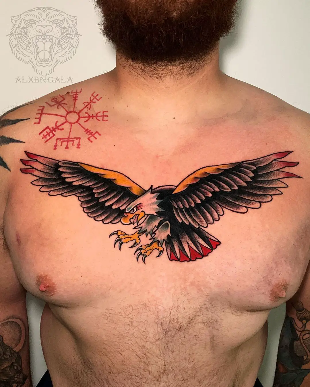 Eagle tattoos by