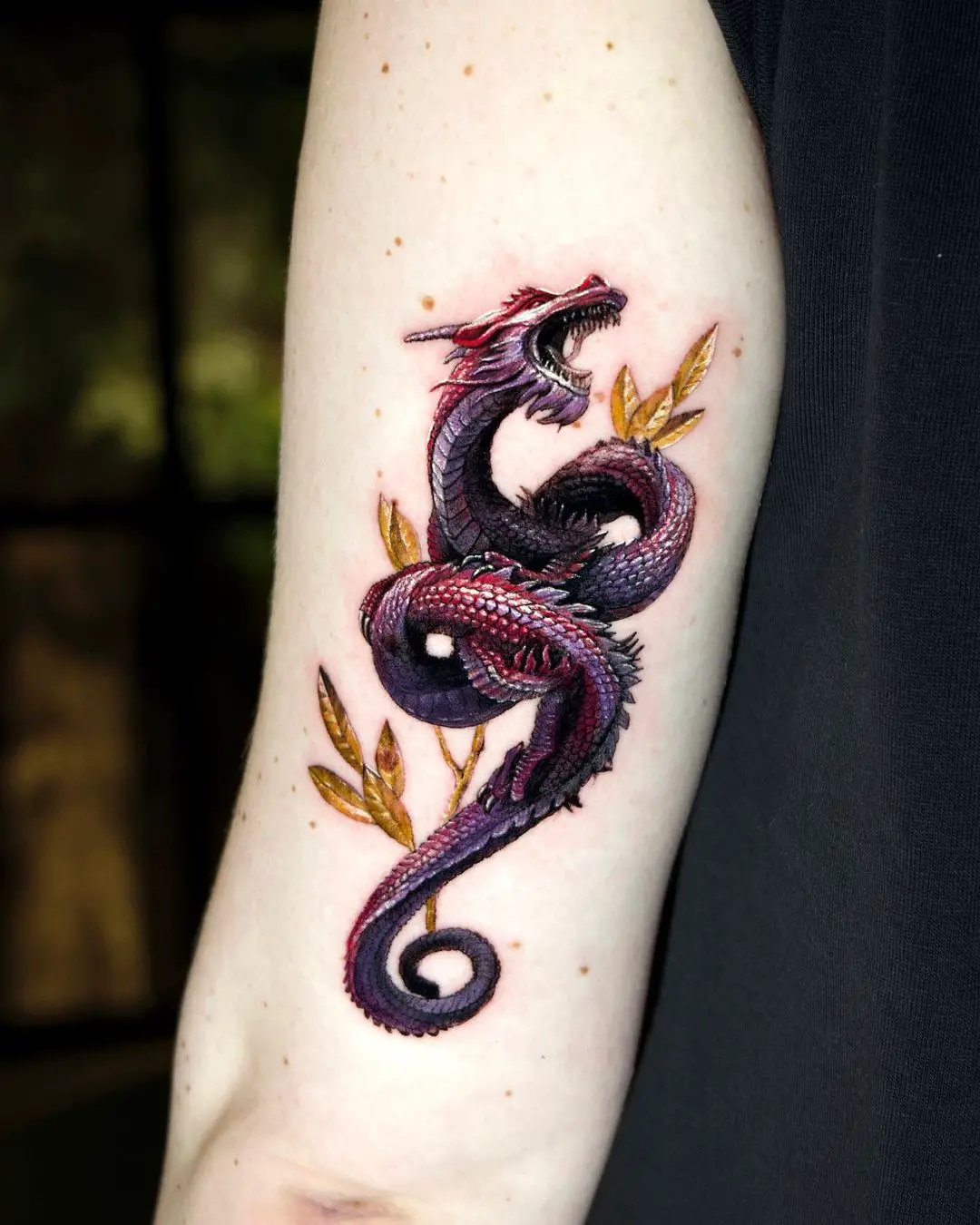 Firece dragon tattoo by ink.traveler