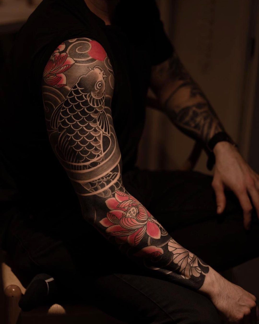 Fish tattoos for men by hiromi.tattoo