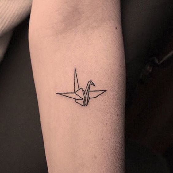 Geometric swan tattoo 2 1