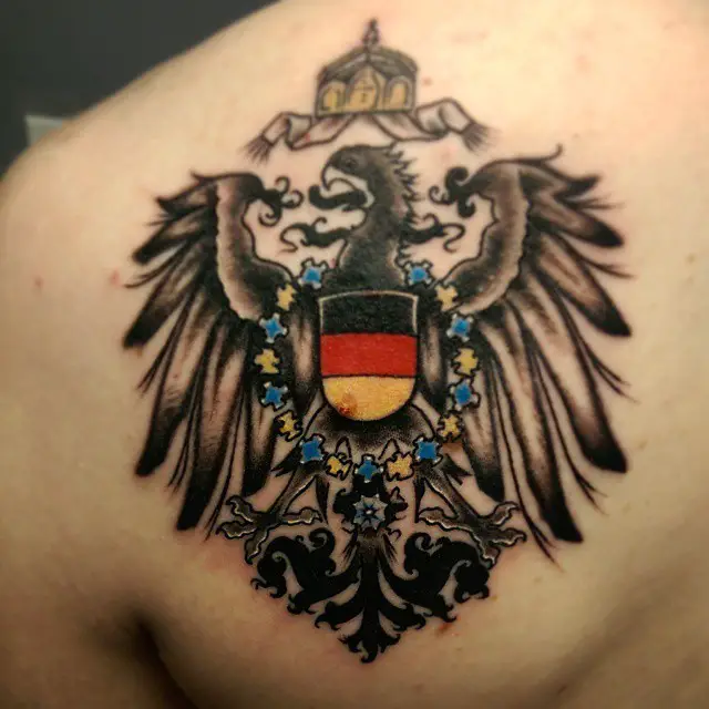 German Eagle tattoo by tonyd tattoo