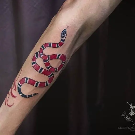 Gucci snake tattoo 1