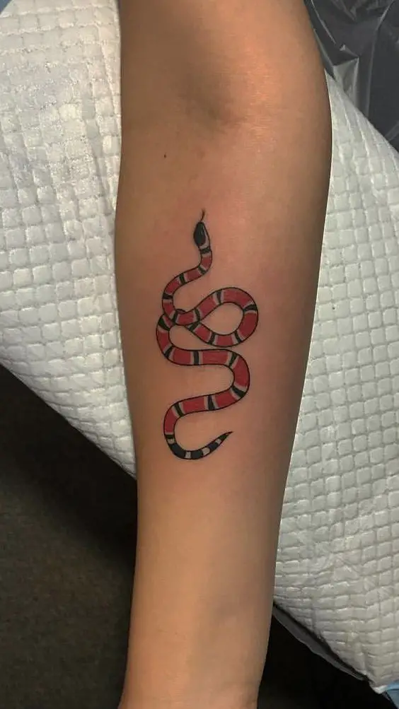 Gucci snake tattoo 4