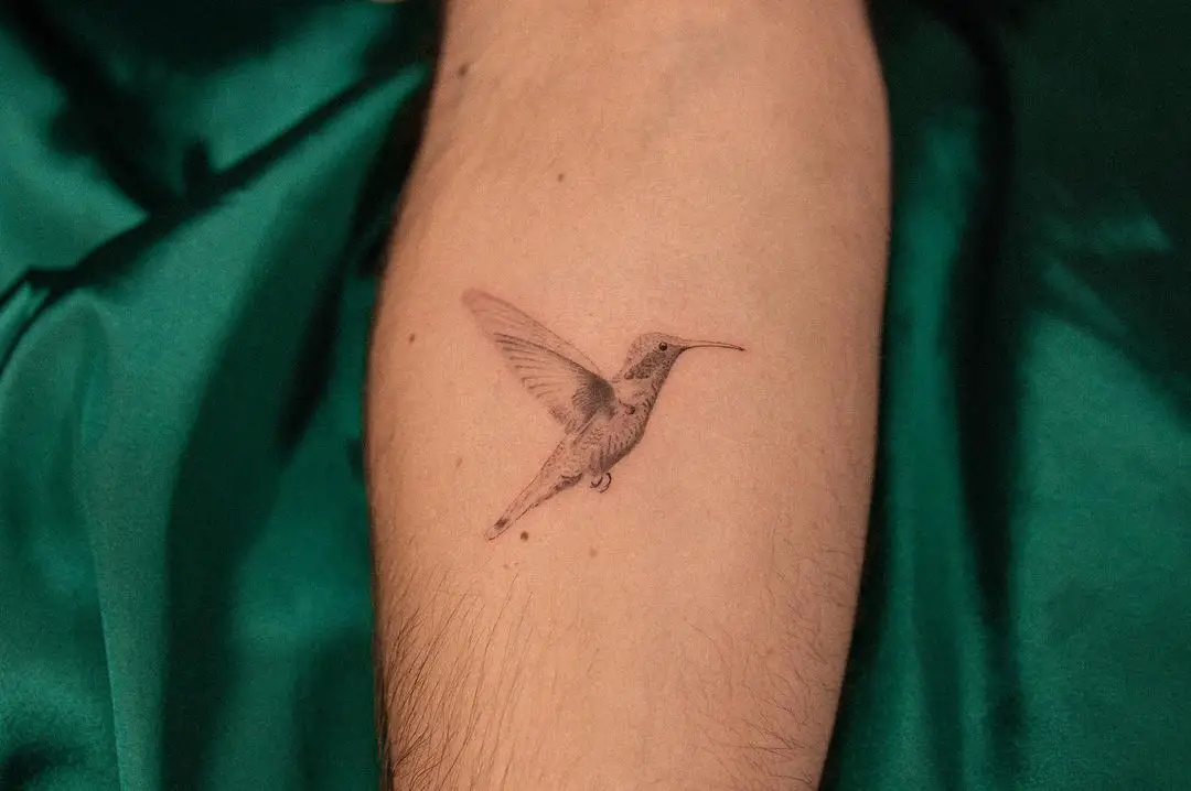 Humming bird tattoo by richi.tats 2