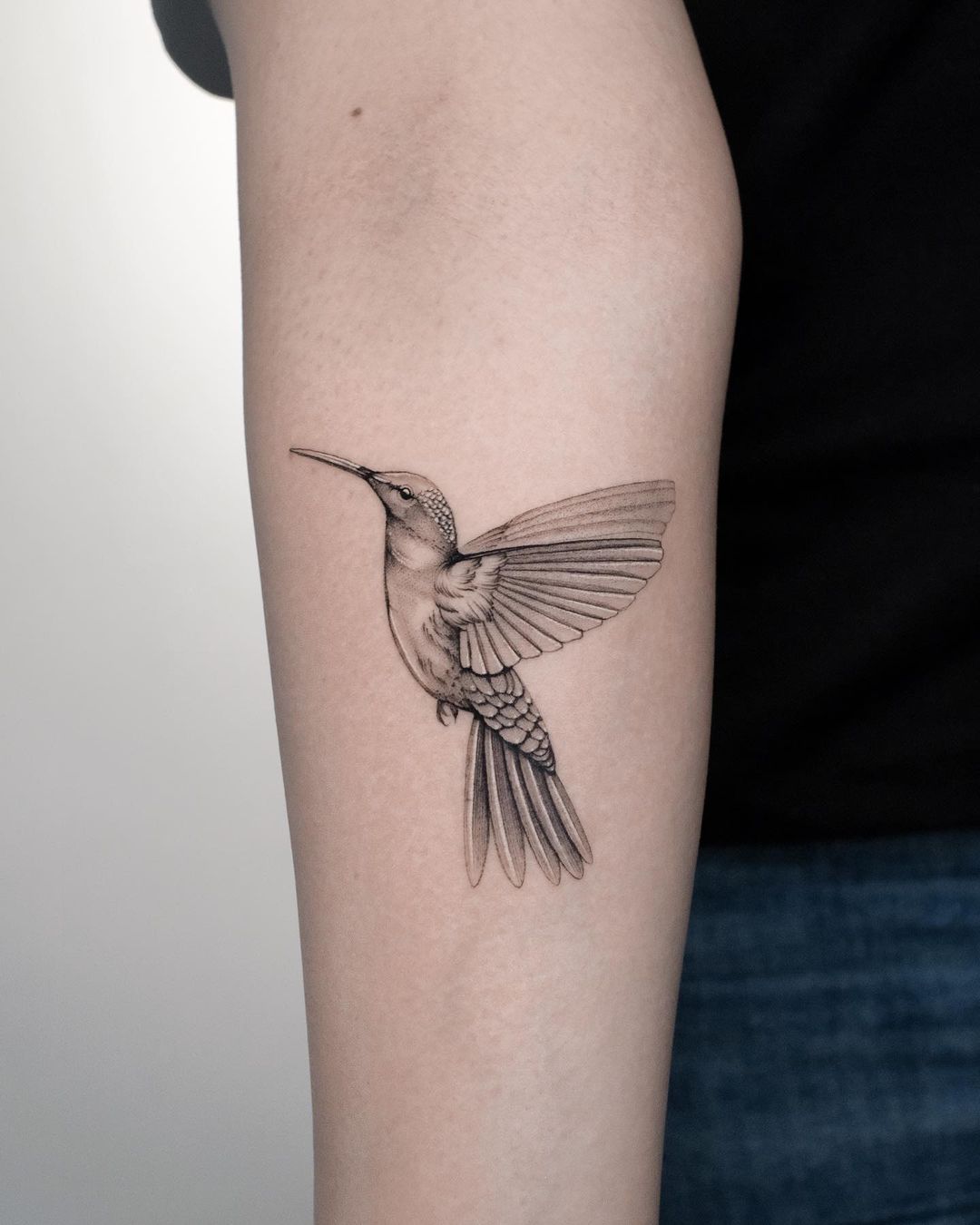 Humming bird tattoo by yo soy vago