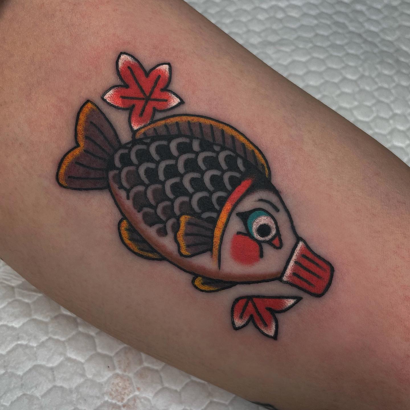 Japanese fish tattoo by ciezatattoo 2