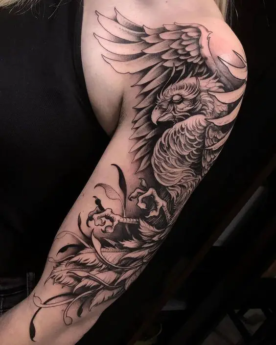 Japanese phoenix tattoo 2