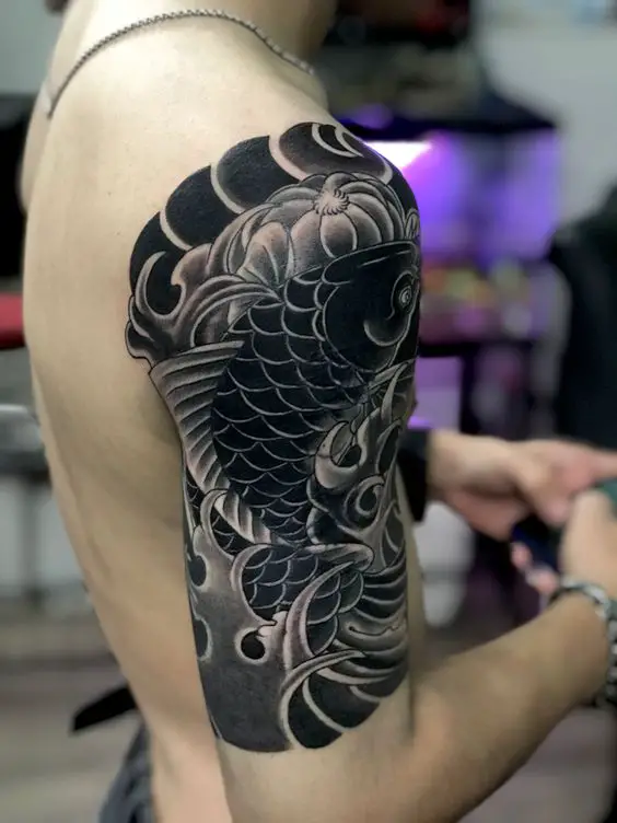 Koi dragon tattoo 2