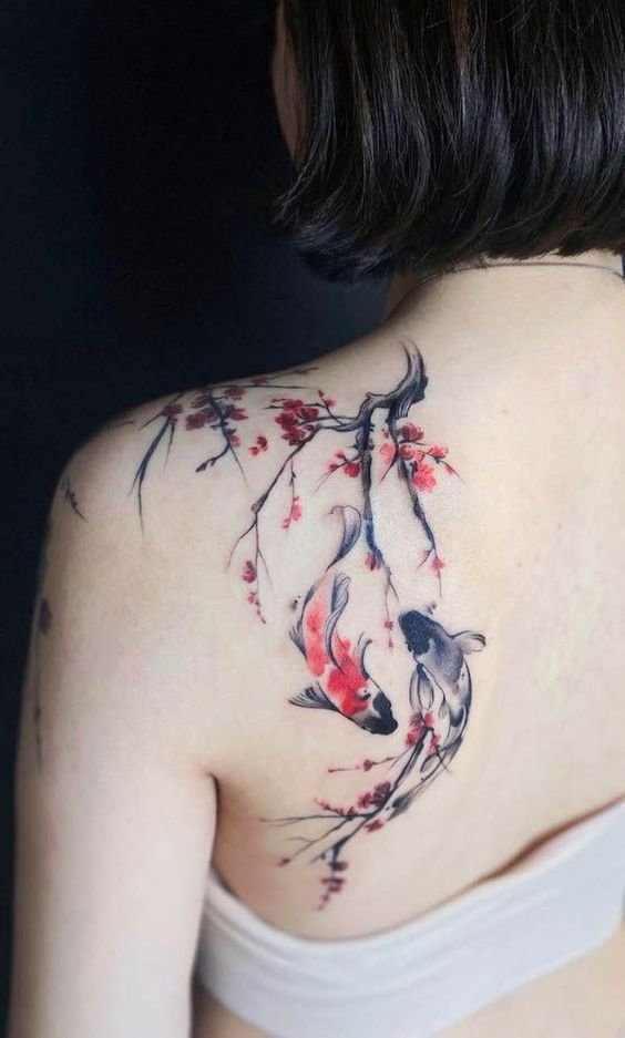 Koi fish tattoo 1