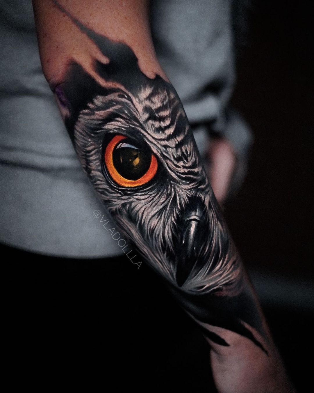 Owl tattoo design by vladollla