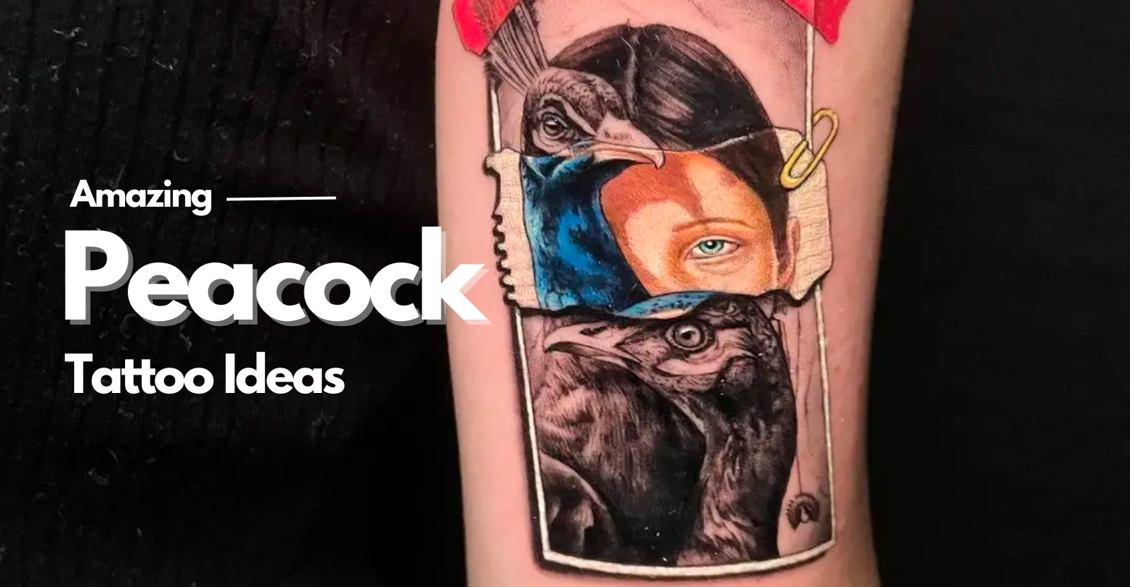 Get Inspired With These Vibrant Peacock Tattoo Ideas: A Symbol Of Good Luck