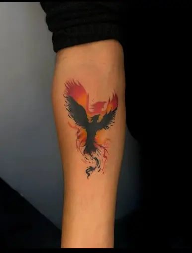 Phoenix fire tattoo by tattoosbygaurav