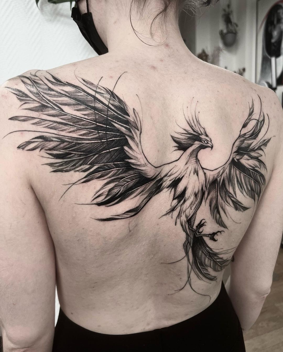 Phoenix tattoo by moona.autumn