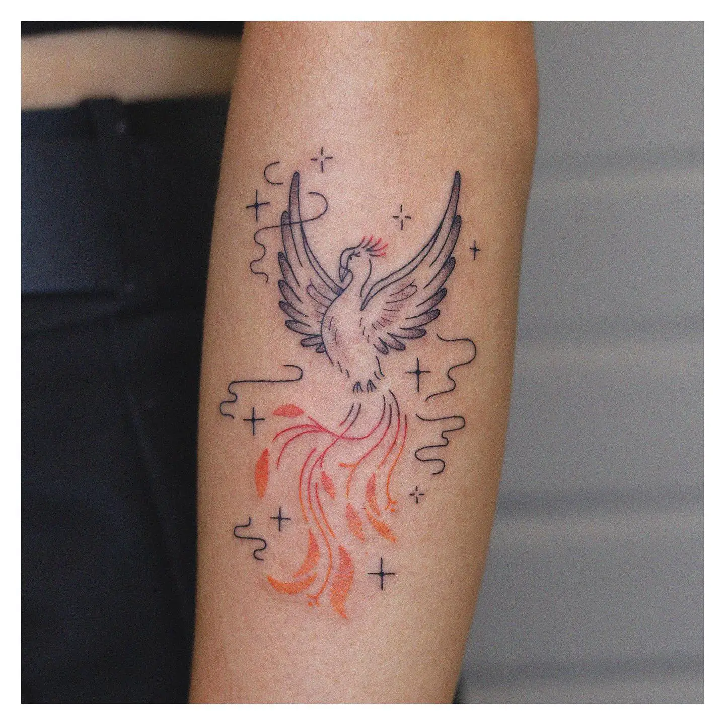 Phoenix tattoo by notsoevil.ink