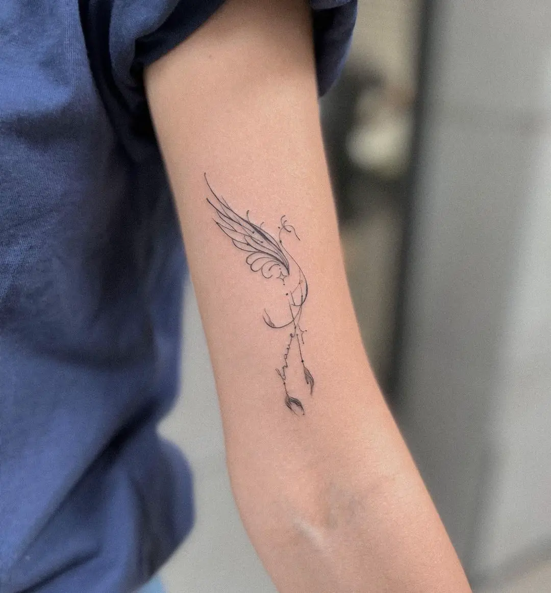 Phoenix tattoo by pelinnsimsek
