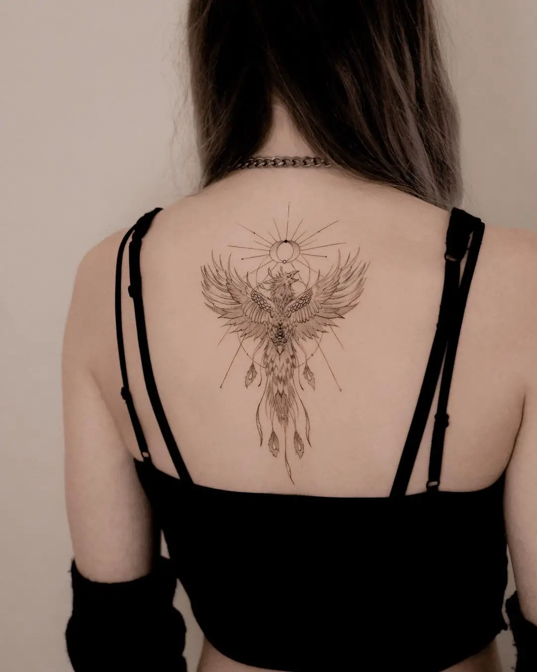 Phoenix tattoo for women by jk.tattoo