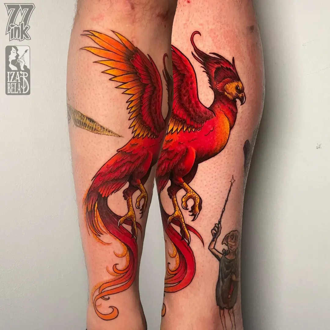 Phoenix tattoo on le by 77inktattoo
