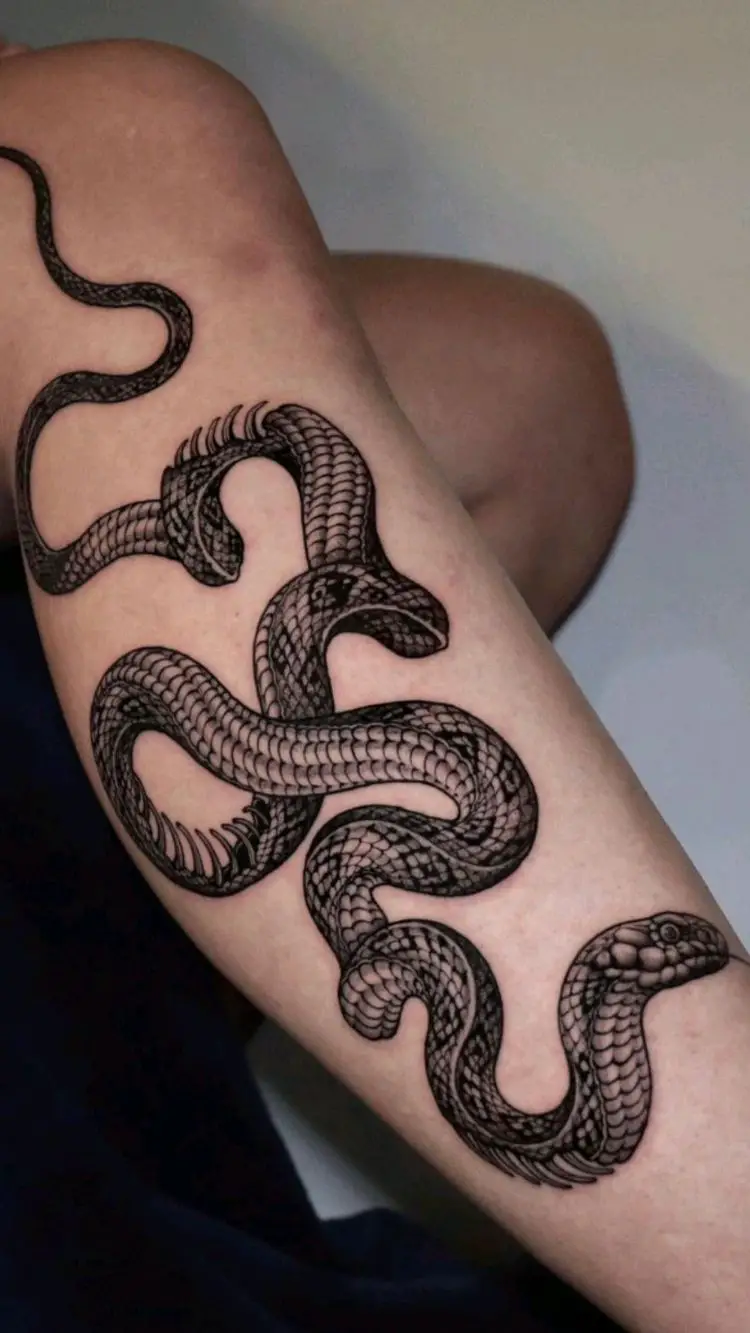 Rattle snake tattoo2