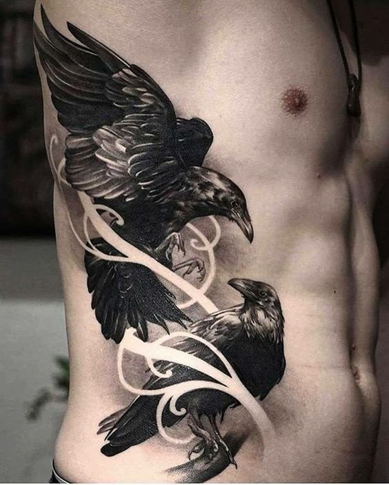 Raven tattoo 3