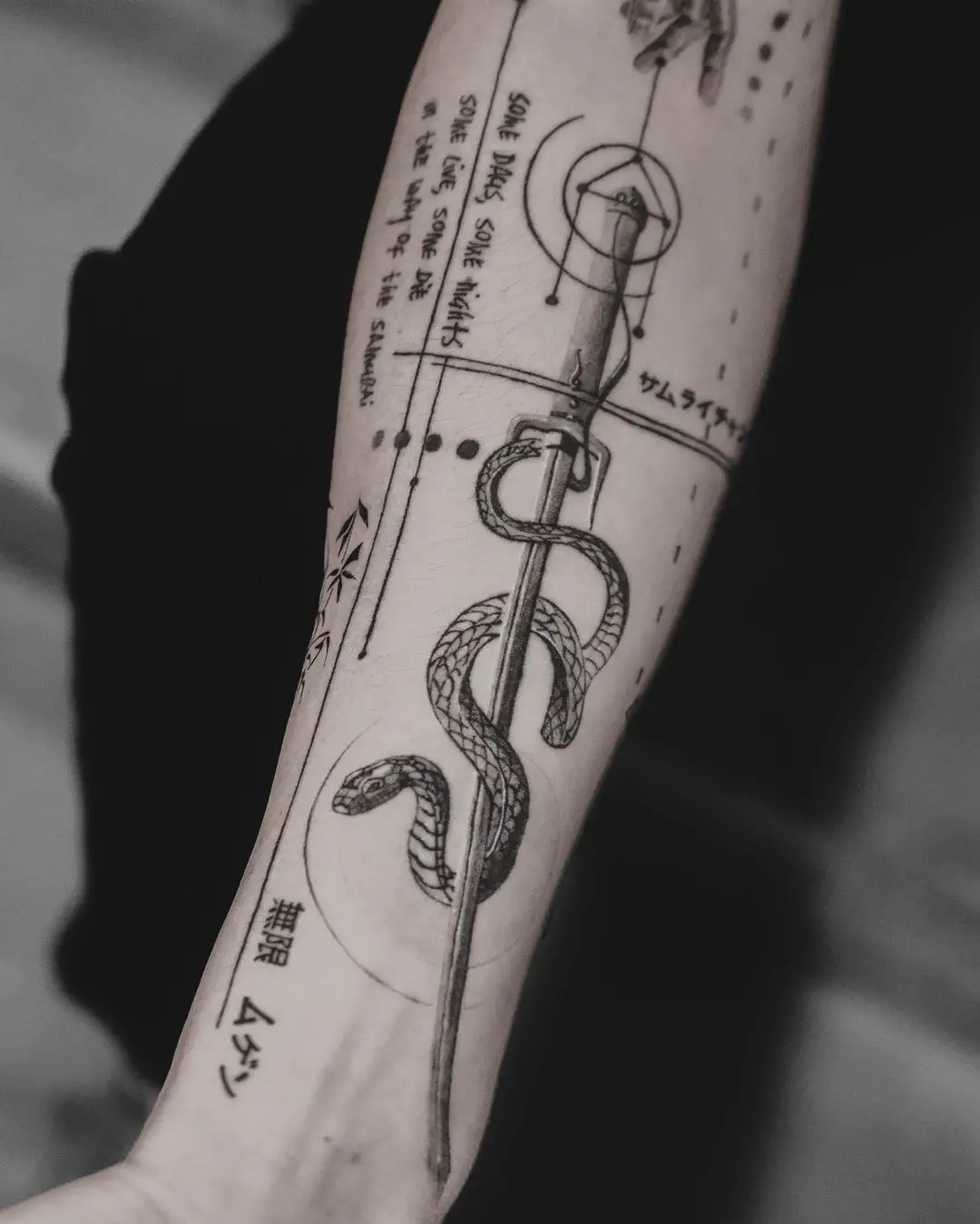 Realistic snake tattoo by fiistattoo