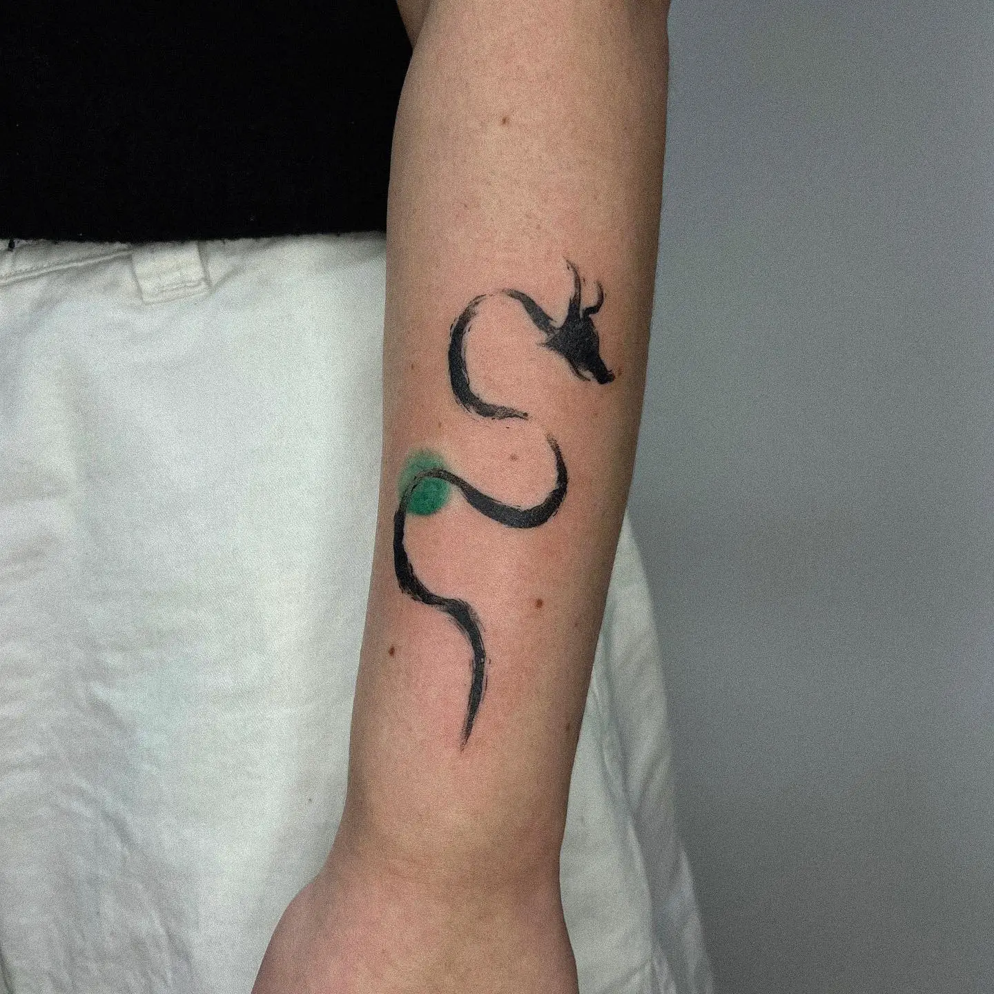 Simple Dragon Tattoo by pmldyink
