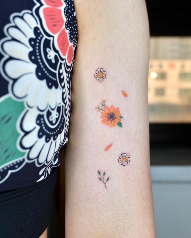 Reimagining Sunflower Tattoos For A Feminine Expression