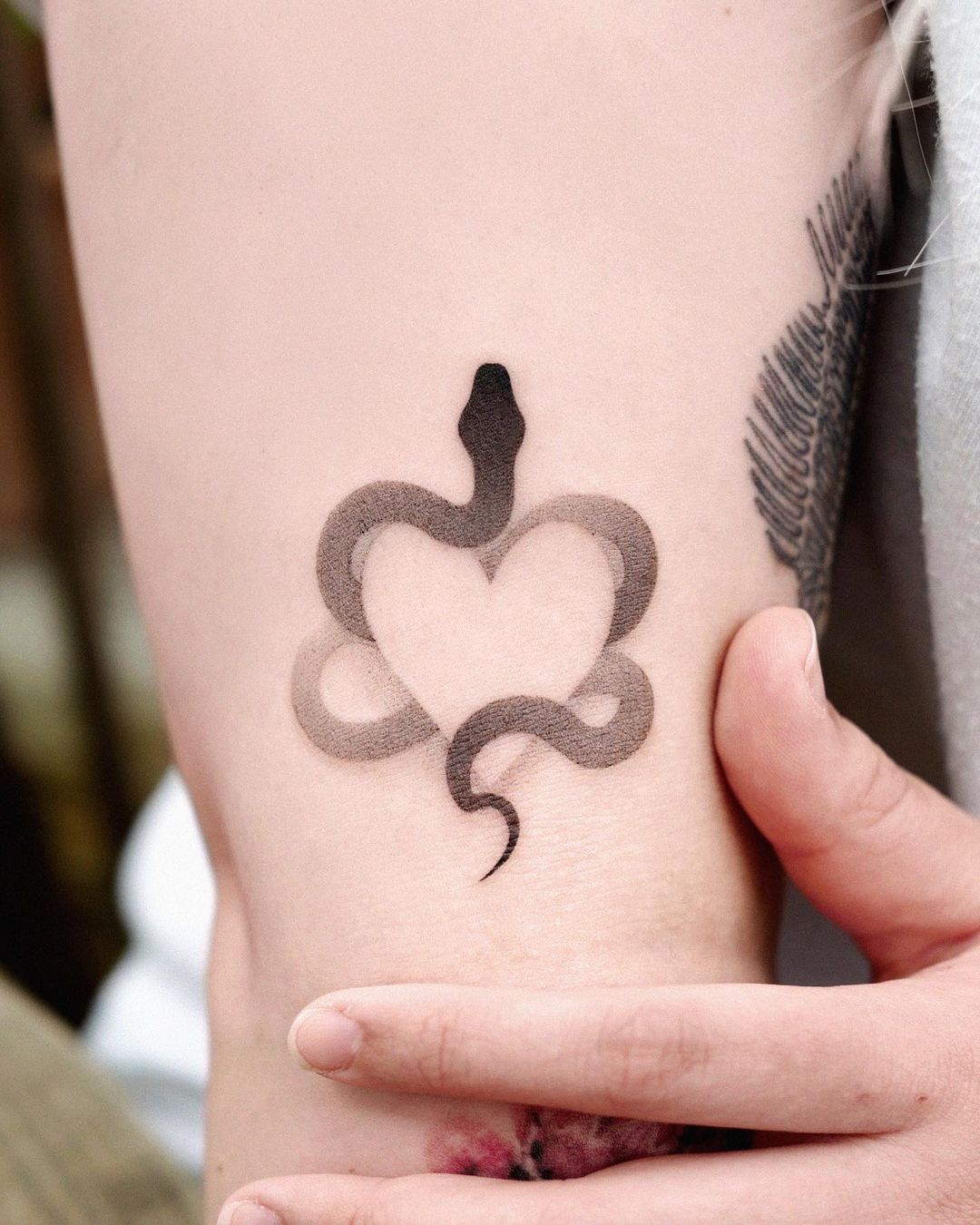 Snake tattoo for men by choiyun tattoo