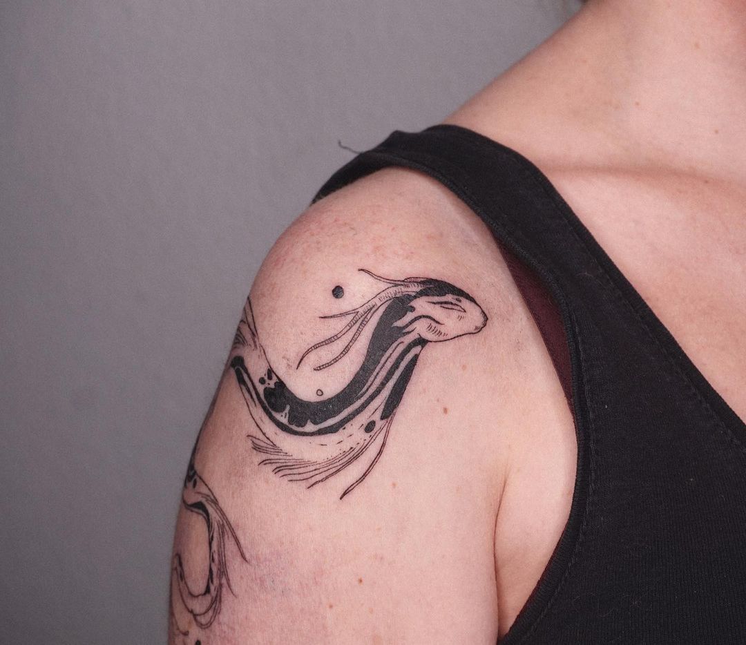 Snake tattoo for women by calamarsalvajae.tattoo