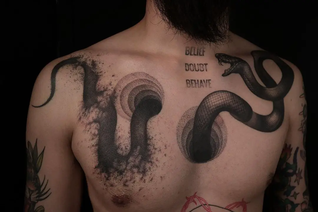 Snake tattoos by kime.shadow