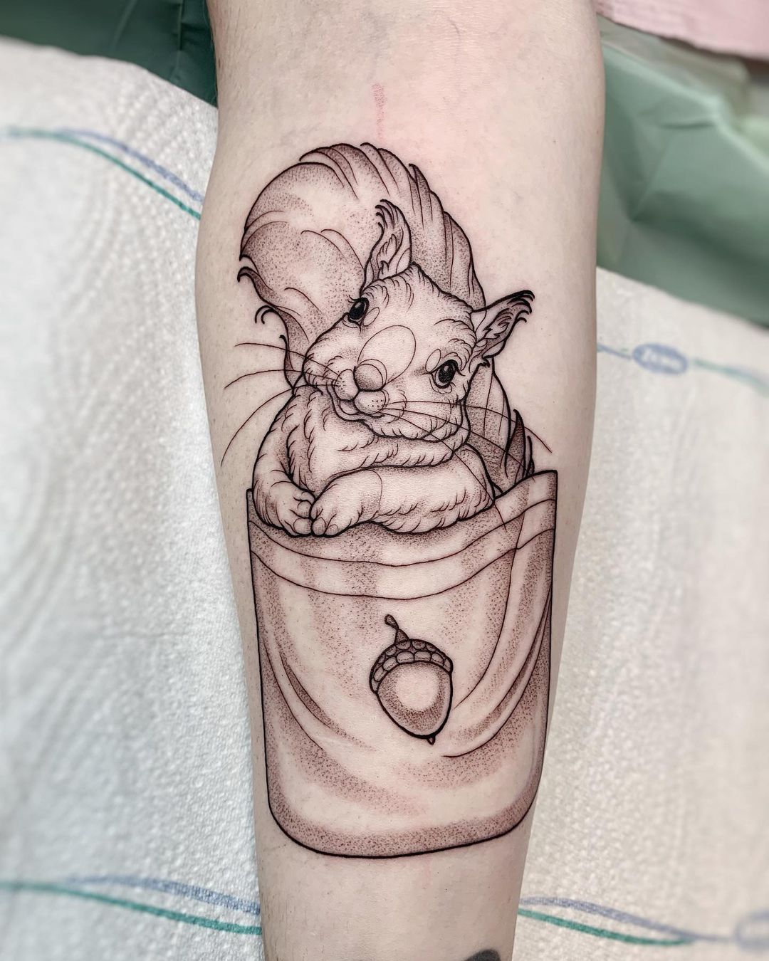 Squirrel tattoos by lordebstein