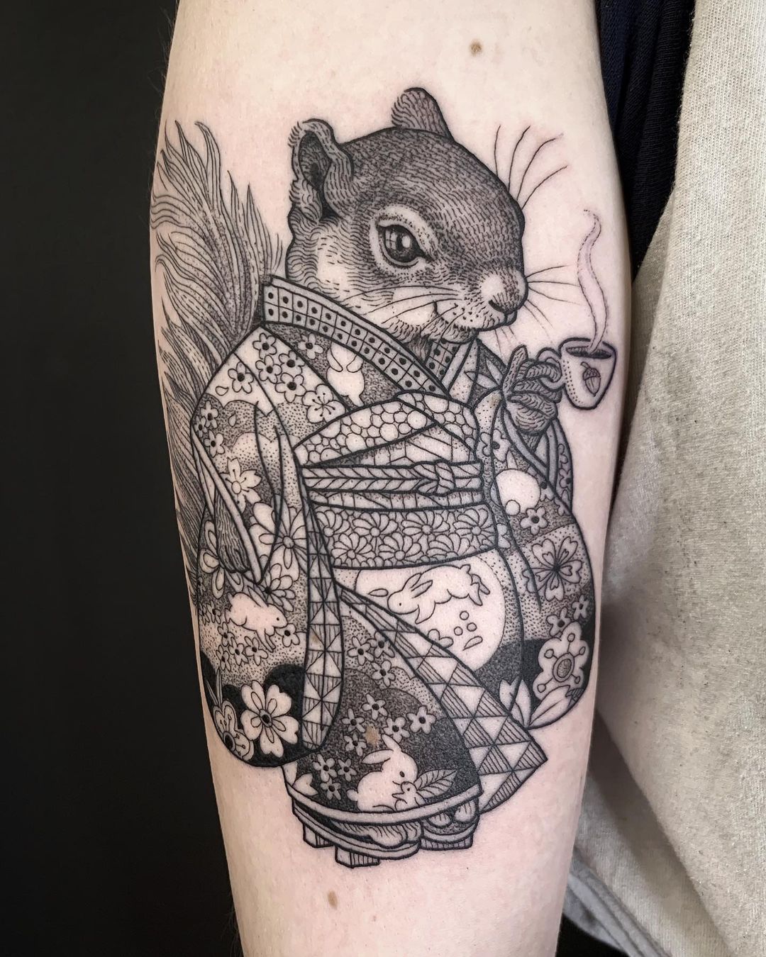 Squirrel tattoos by suflanda