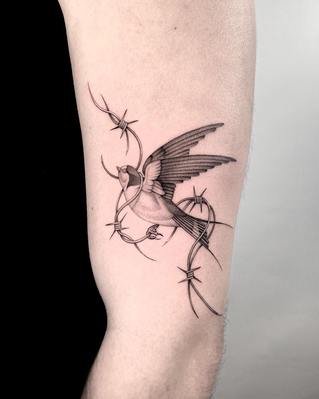 Swallow tattoo by breadloaf