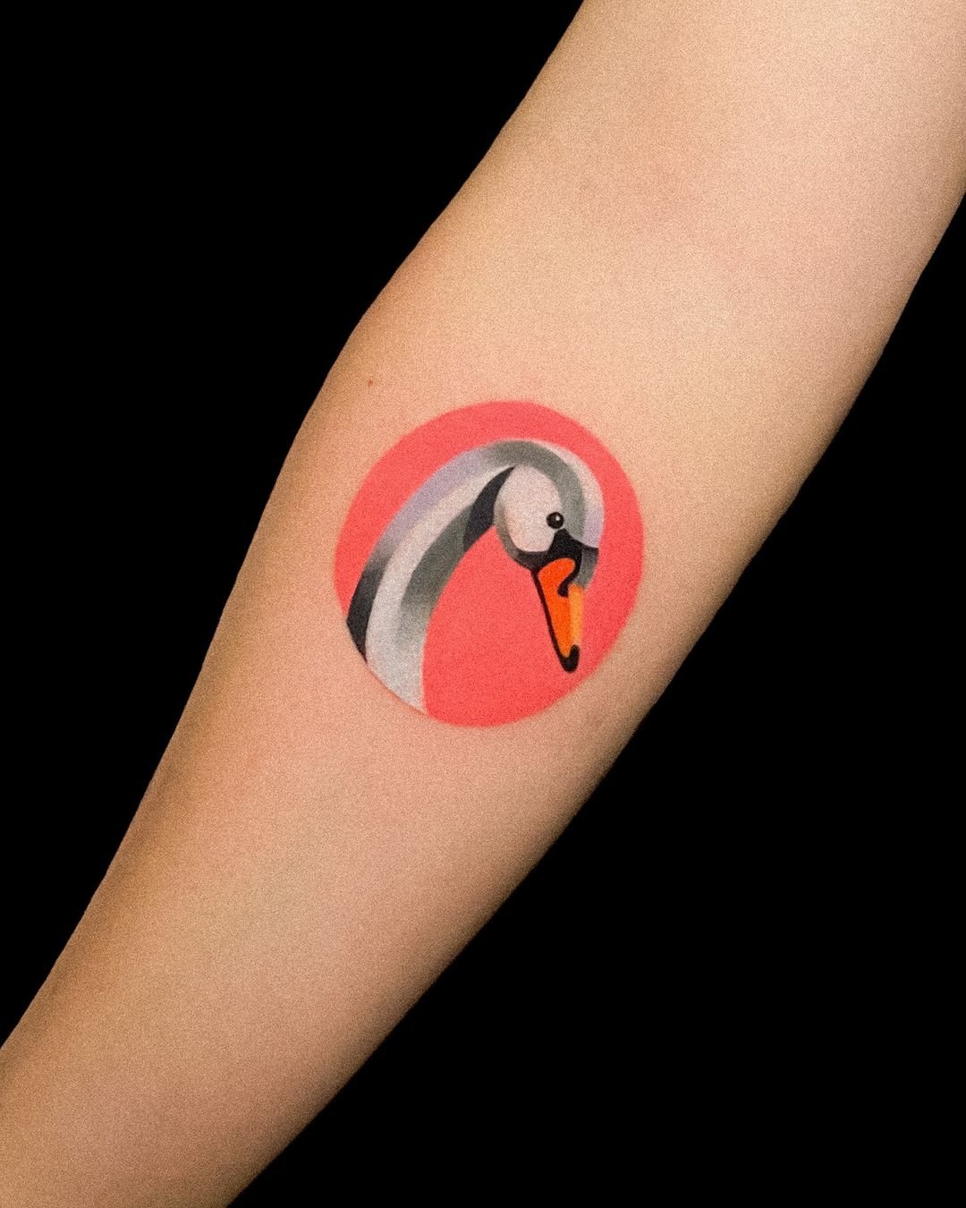 Swan tattoo by ferfy 1