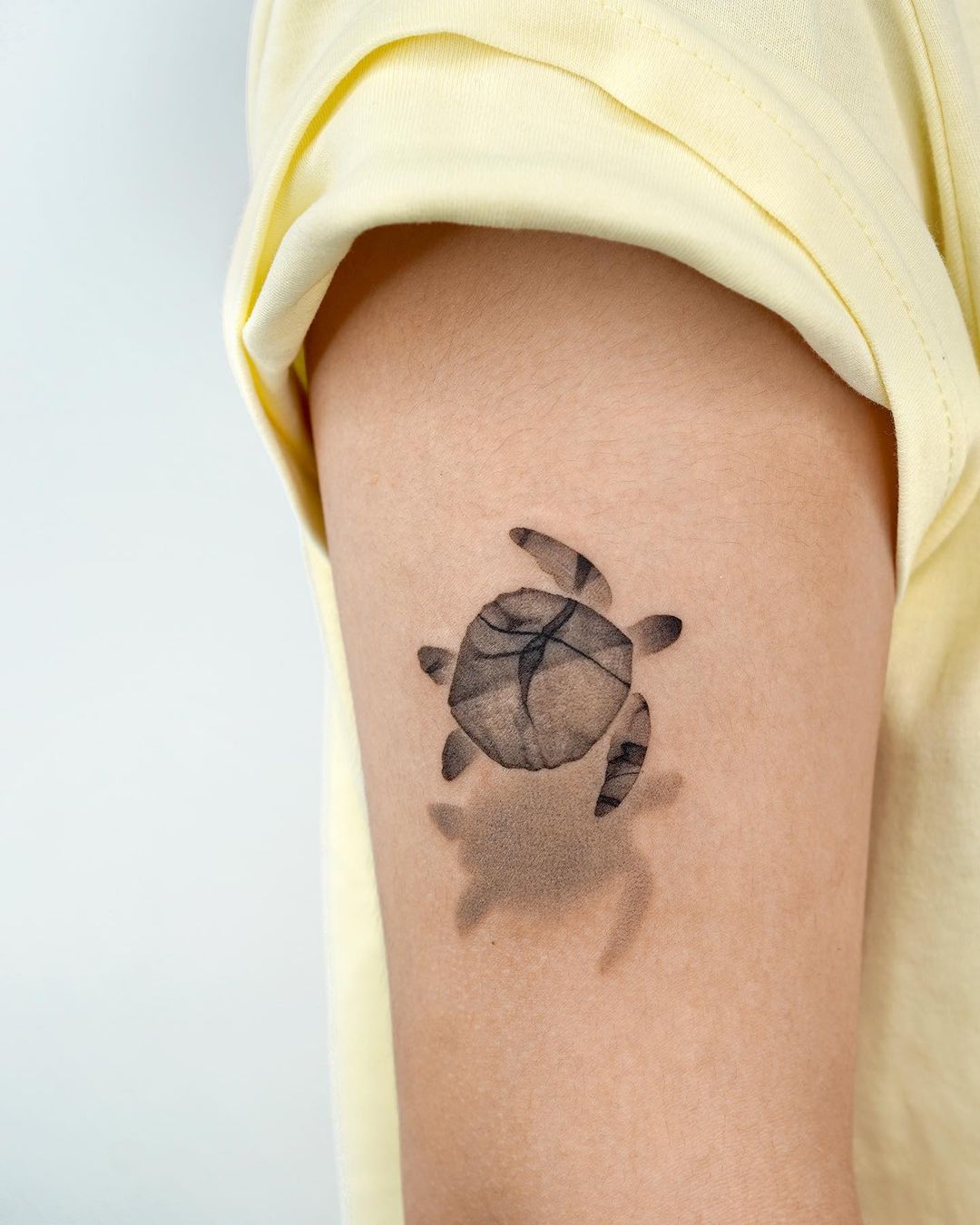 Turtle tattoo for men by choiyun tattoo