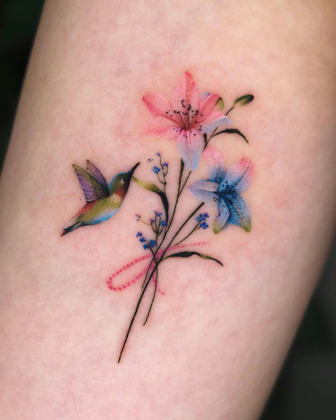 bird on forearm tattoo by sun t tt