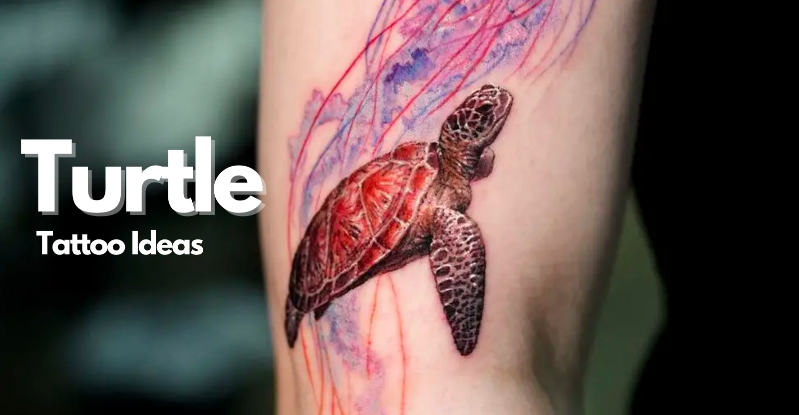 Turtley Awesome | Unique Turtle Tattoo Designs To Inspire You