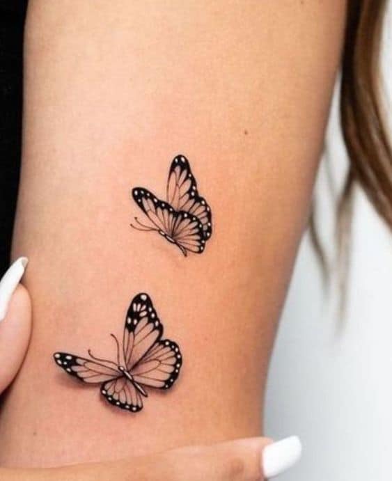 3d butterfly tattoo 3